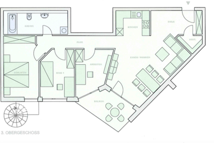 Wohnung zum Mieten in freiburg 1.600 € 94 m²