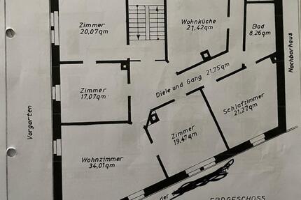 165 qm AltbauWohnung, 5 Zimmer, Leben & Arbeiten in Ettenheim
