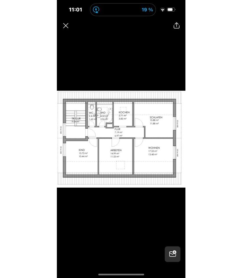 WG geeignet 4 Zimmer Dachgeschoss-Wohnung in Freiburg-Haslach