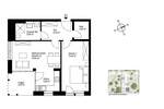 Etagenwohnung Freiburg Haslach - 2 Zimmer, 55 m&sup2;, 412.000&euro; | Angebot:25822311
