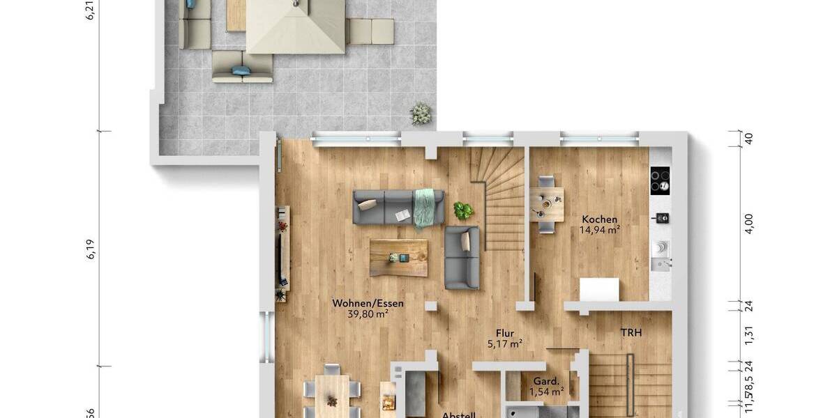 Mehrfamilienhaus, Wohnhaus Ehrenkirchen Scherzingen - 7 Zimmer, 153 m&sup2;, 940.000&euro; | Angebot:25738667