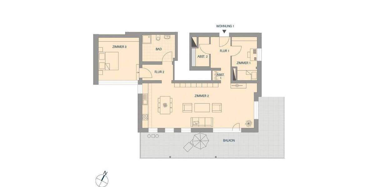 Etagenwohnung Titisee-Neustadt Titisee - 3 Zimmer, 113 m&sup2;, 499.900&euro; | Angebot:24775656