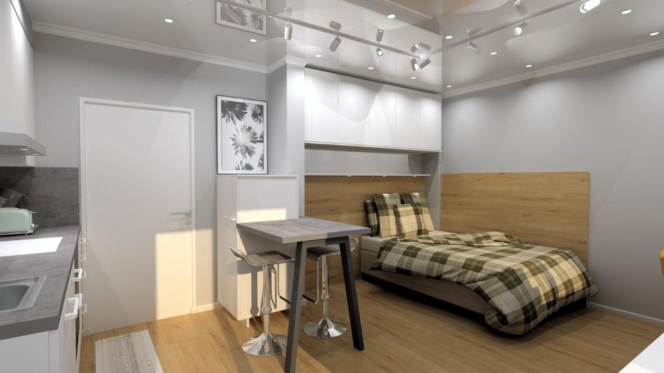 Etagenwohnung Teningen - 1 Zimmer, 20 m&sup2;, 700&euro; | Angebot:24487533