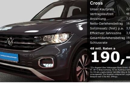 VW T-Cross 1.003 km 22.900 € Freiburg 79108