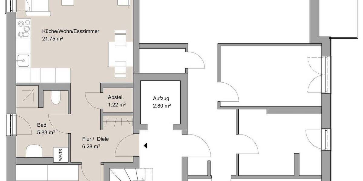Etagenwohnung Glottertal - 2 Zimmer, 49 m&sup2;, 299.000&euro; | Angebot:26142641