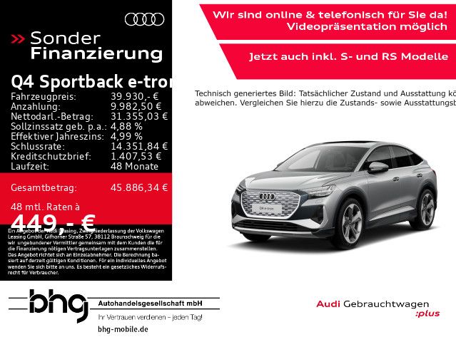 Audi Q4 e-tron 63.939 km 39.930 &euro; Freiburg 79115