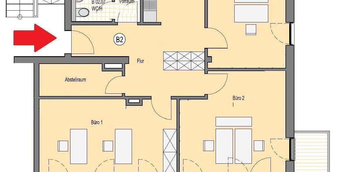 Gewerbeobjekt Freiburg Oberau - 3 Zimmer, 104 m&sup2;, 1.690&euro; | Angebot:24434970