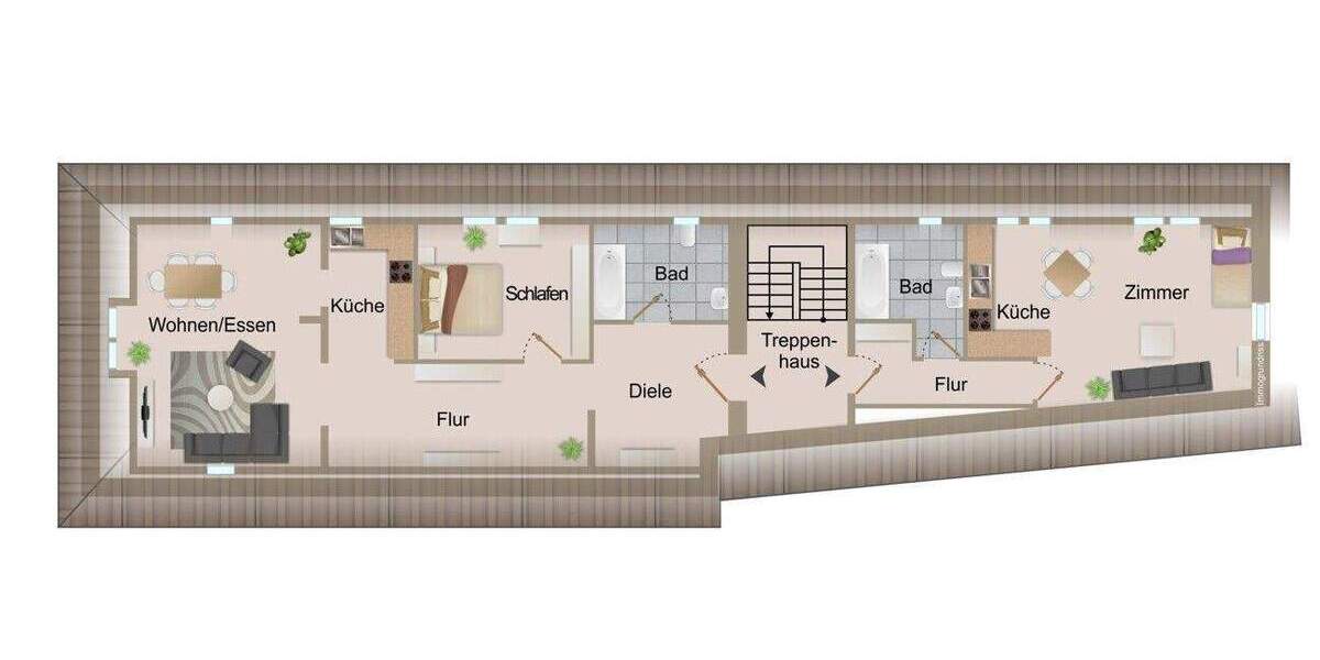 Etagenwohnung Sulzburg - 2 Zimmer, 65 m&sup2;, 187.000&euro; | Angebot:25770391