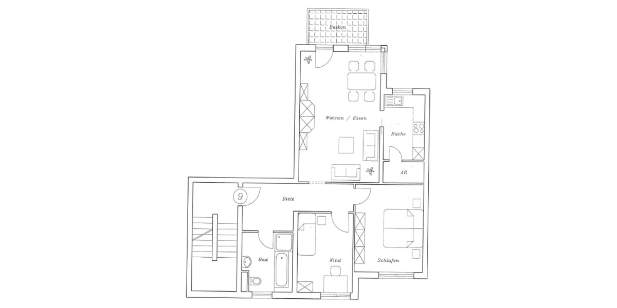 Etagenwohnung Kenzingen - 3 Zimmer, 76 m&sup2;, 285.000&euro; | Angebot:25899251