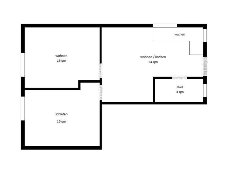 Etagenwohnung Eschbach - 3 Zimmer, 60 m&sup2;, 800&euro; | Angebot:25157290