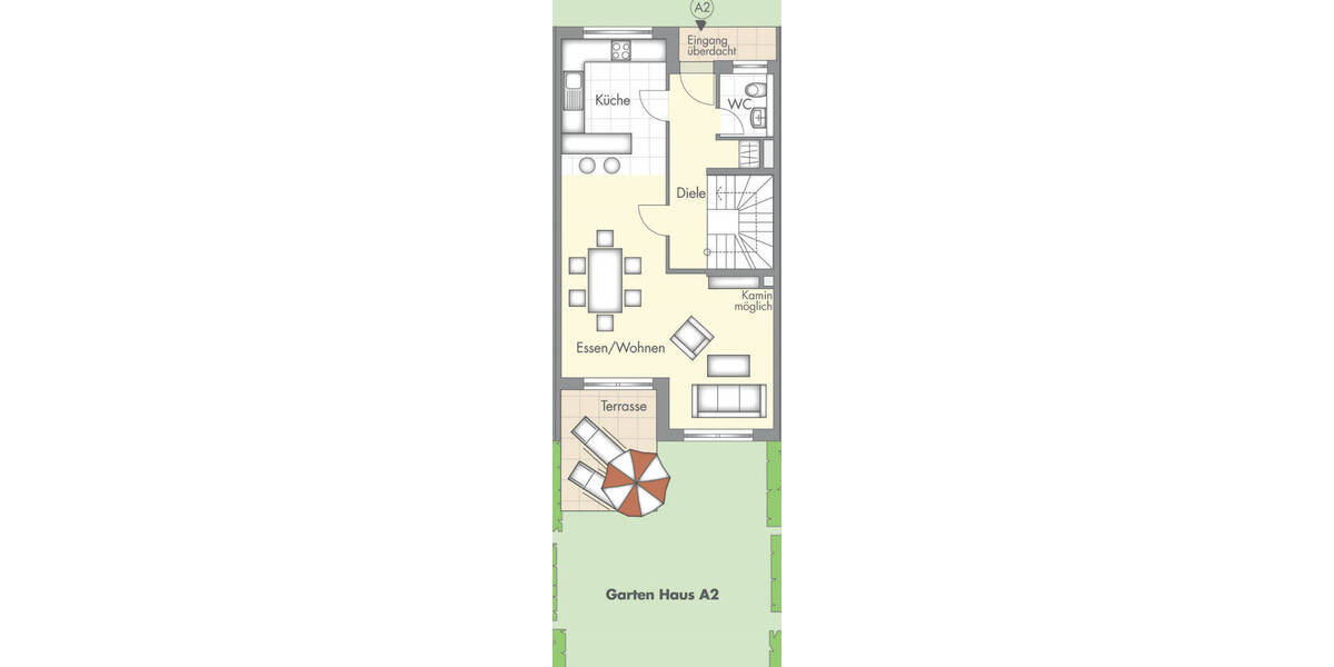 Reihenmittelhaus Breisach am Rhein Breisach - 4 Zimmer, 113 m&sup2;, 555.000&euro; | Angebot:21194641
