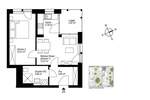Etagenwohnung Freiburg Haslach - 2 Zimmer, 46 m&sup2;, 344.000&euro; | Angebot:25837700