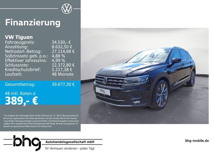 VW Tiguan 83.405 km 34.530 € Freiburg 79115