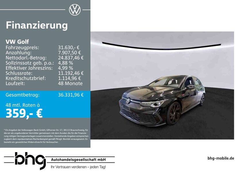 VW Golf 42.859 km 31.630 € Freiburg 79115