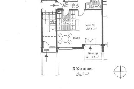 Wohnung Breisach am Rhein - 3 Zimmer, 81 m&sup2;, 330.000&euro; | Angebot:24887801