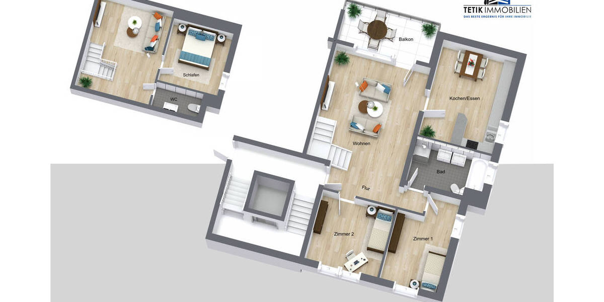 Etagenwohnung Waldkirch - 5 Zimmer, 118 m&sup2;, 480.000&euro; | Angebot:23968091