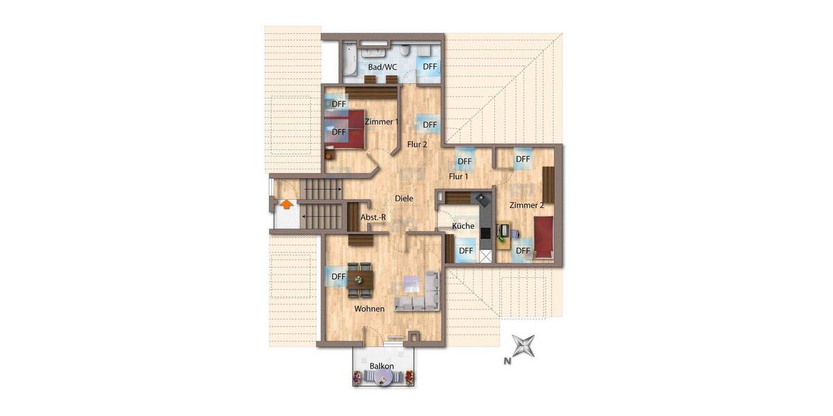 Etagenwohnung Umkirch - 3 Zimmer, 92 m&sup2;, 389.000&euro; | Angebot:26644382