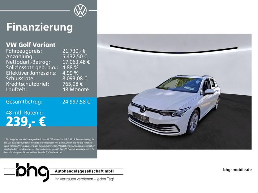 VW Golf 14.680 km 21.230 € Freiburg 79115
