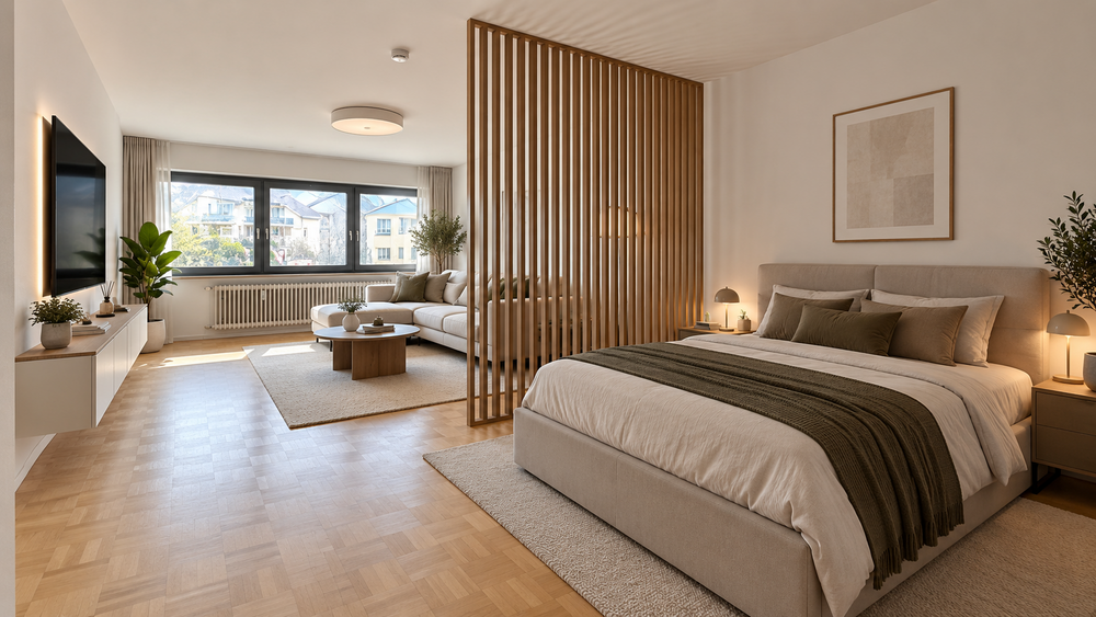Etagenwohnung Freiburg Ebnet - 1 Zimmer, 48 m&sup2;, 230.500&euro; | Angebot:27313031