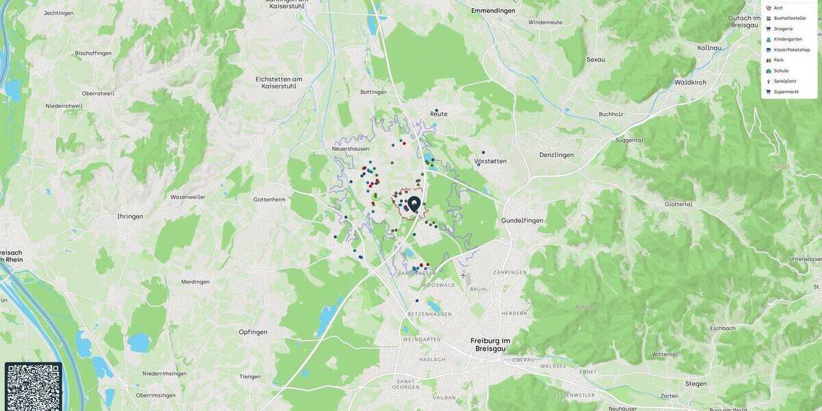 Etagenwohnung Freiburg Im Breisgau Hochdorf - 3 Zimmer, 103 m&sup2;, 397.000&euro; | Angebot:26202969