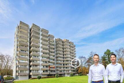 Naturnah Wohnen in Landwasser: Helles Appartement mit großem Balkon direkt am Moosweiher 1 zimmer