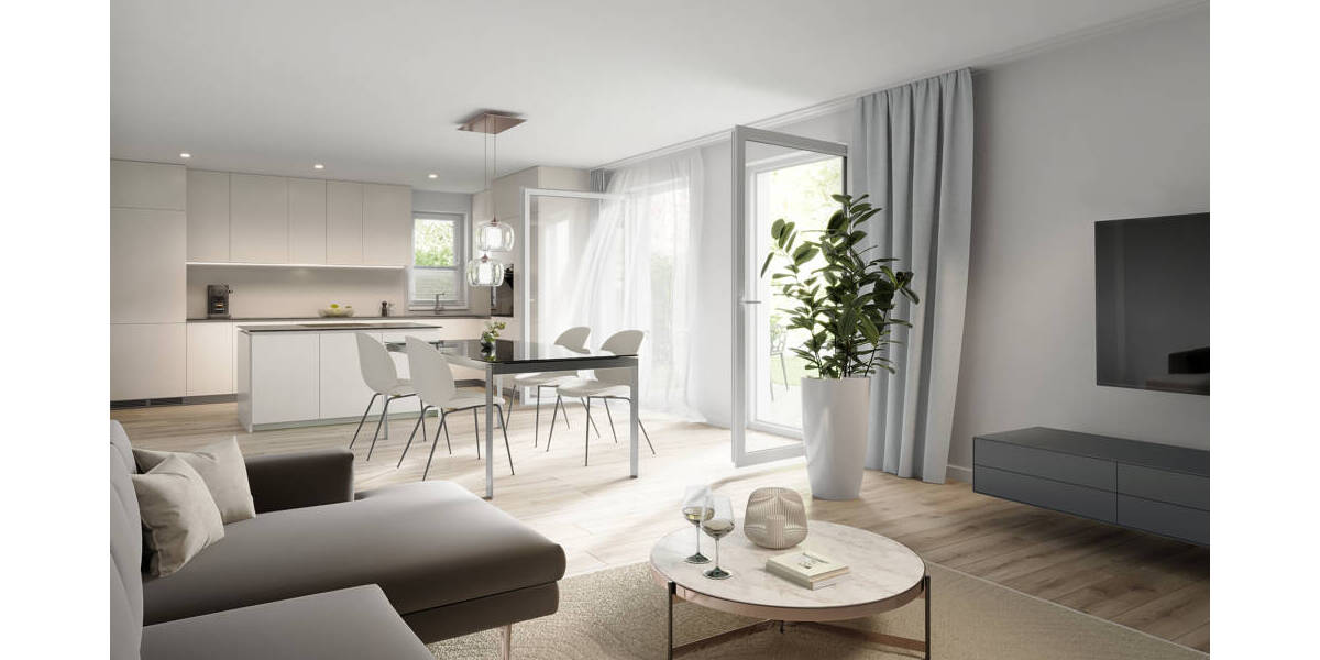 Etagenwohnung Freiburg im Breisgau Herdern - 3 Zimmer, 104 m&sup2;, 1.040.000&euro; | Angebot:20966522