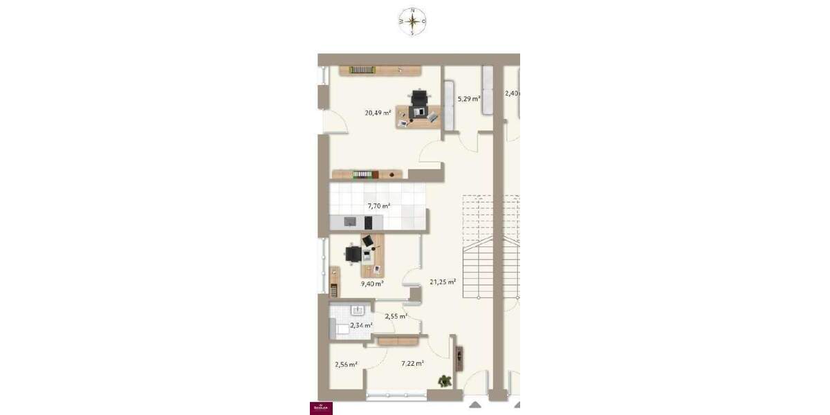 Gewerbeobjekt Breisach am Rhein Breisach - 8 Zimmer, 235 m&sup2;, 1.500&euro; | Angebot:25662420