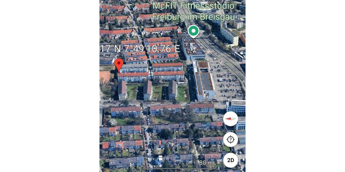Etagenwohnung Freiburg im Breisgau Haslach - 1 Zimmer, 29 m&sup2;, 12.345.678&euro; | Angebot:27019792