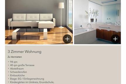 Wohnung Malterdingen - 3 Zimmer, 94 m&sup2;, 1.300&euro; | Angebot:27612674