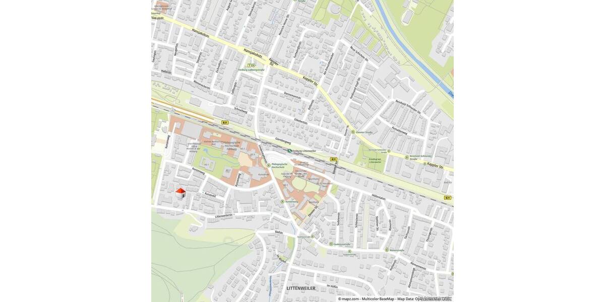 Etagenwohnung Freiburg Littenweiler - 2 Zimmer, 61 m&sup2;, 275.000&euro; | Angebot:26453810
