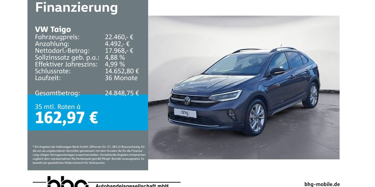 VW Taigo 11.924 km 23.260 &euro; Freiburg 79115