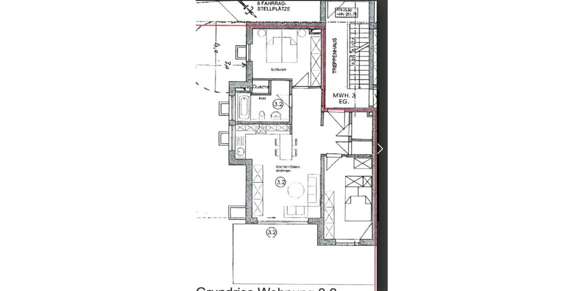 Erdgeschoßwohnung Freiburg im Breisgau Brühl - 3 Zimmer, 70 m&sup2;, 1.450&euro; | Angebot:25311193