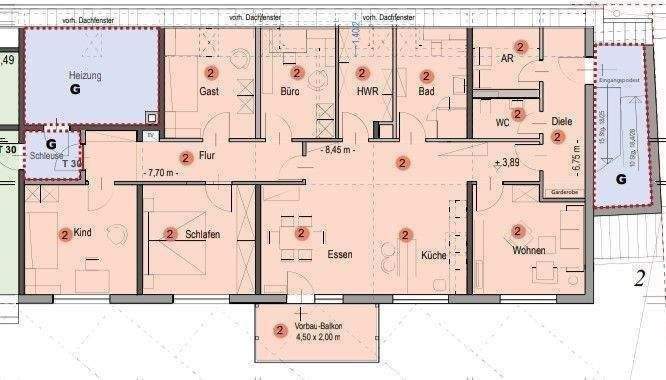 Etagenwohnung Vogtsburg im Kaiserstuhl Oberrotweil - 5 Zimmer, 157 m&sup2;, 1.390&euro; | Angebot:25769383