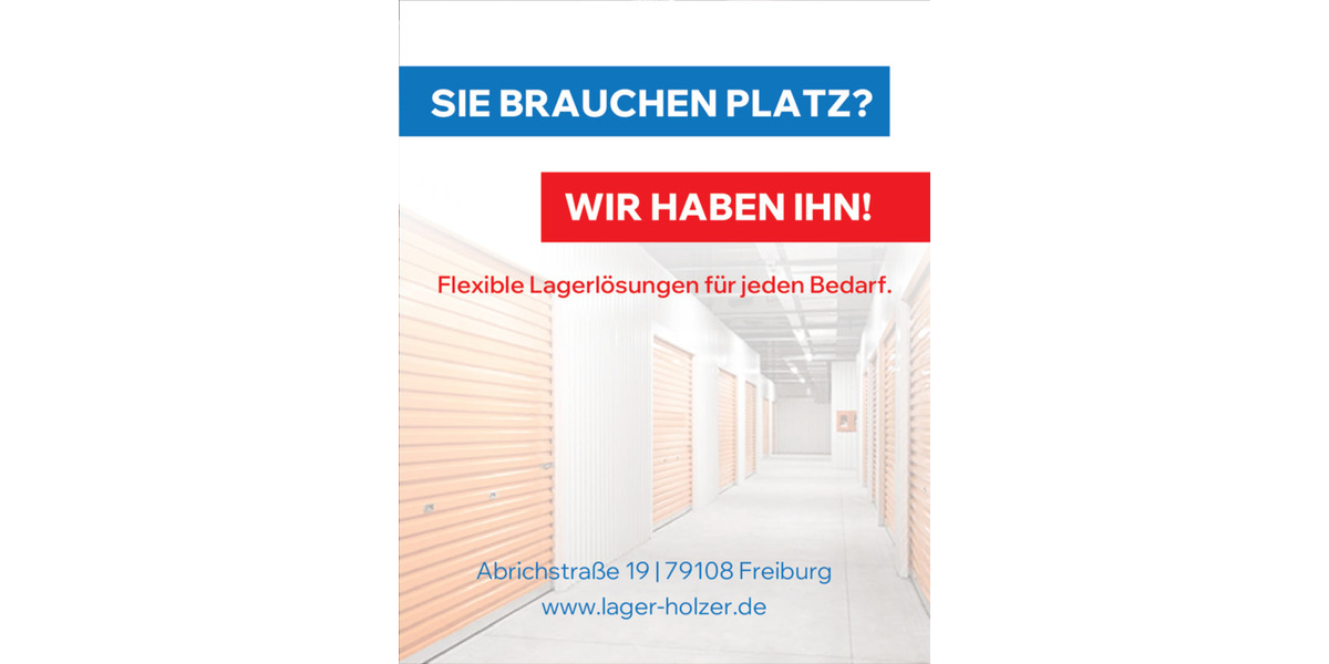 Lagerfläche, Lagerraum in Freiburg ab 1m² für jeden Bedarf zimmer
