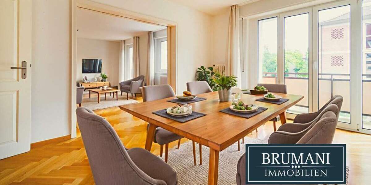 Etagenwohnung Freiburg im Breisgau Herdern - 5 Zimmer, 190 m&sup2;, 1.077.000&euro; | Angebot:22669821