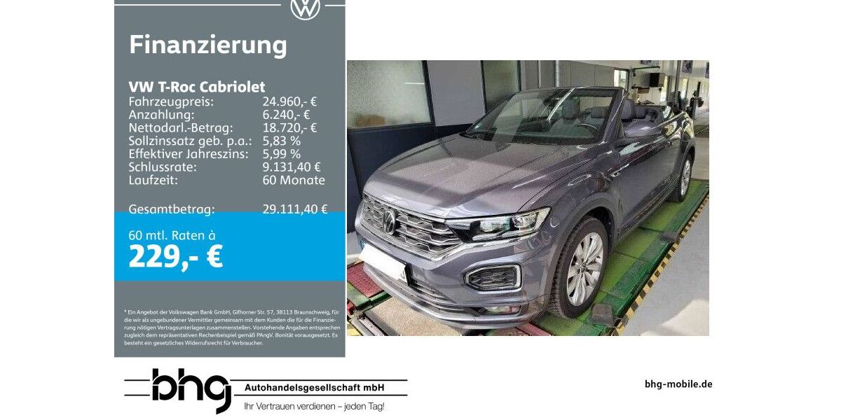 VW T-Roc 57.000 km 23.760 &euro; Freiburg 79115