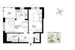Etagenwohnung Freiburg Haslach - 2 Zimmer, 55 m&sup2;, 433.000&euro; | Angebot:25850696
