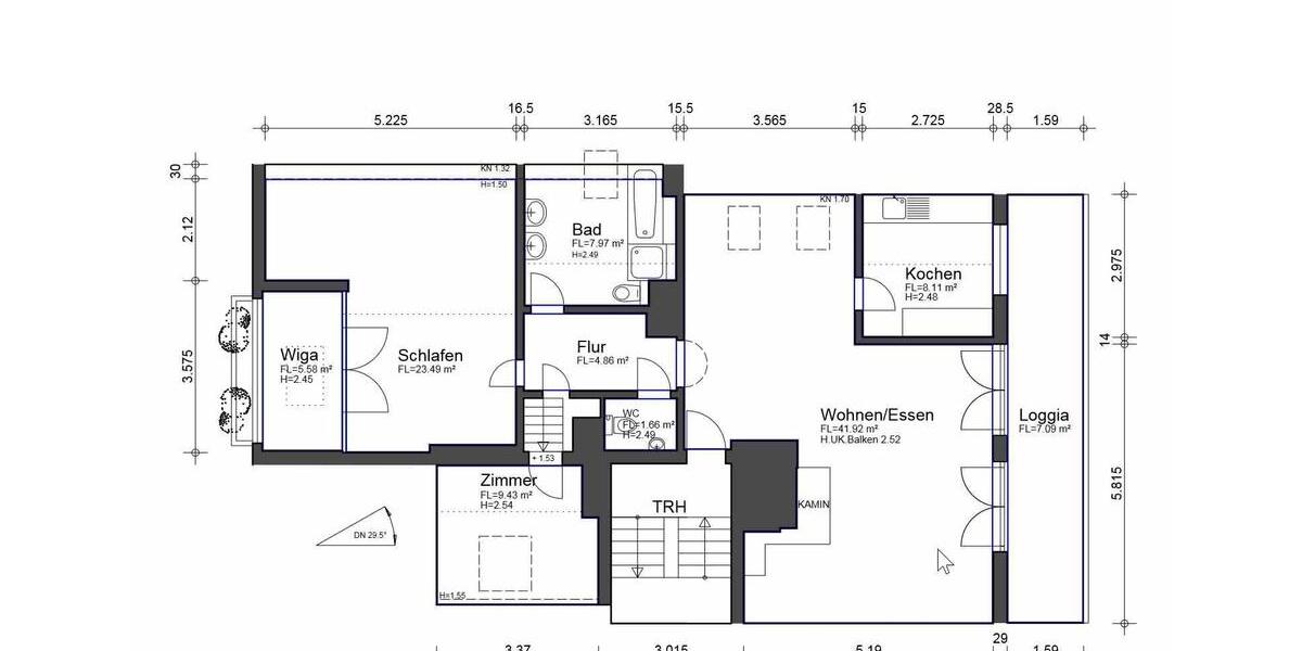 Dachgeschoßwohnung Emmendingen - 3.5 Zimmer, 110 m&sup2;, 379.000&euro; | Angebot:26820071