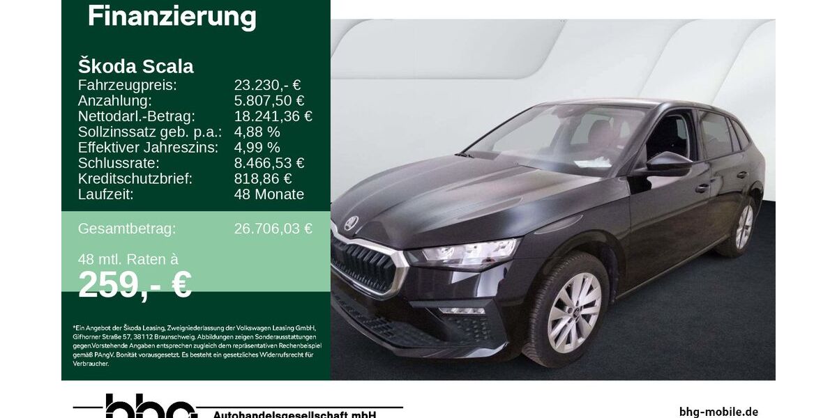 Skoda Scala 25.016 km 22.830 &euro; Freiburg 79115