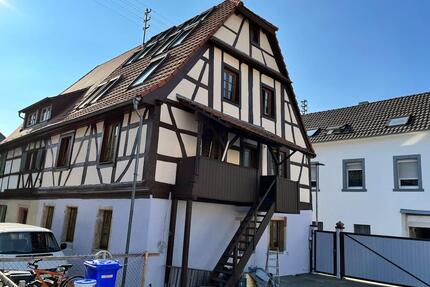 Provisionsfrei-DHH-Fachwerk, Stadthaus mit ELW und Hoffläche,VHB