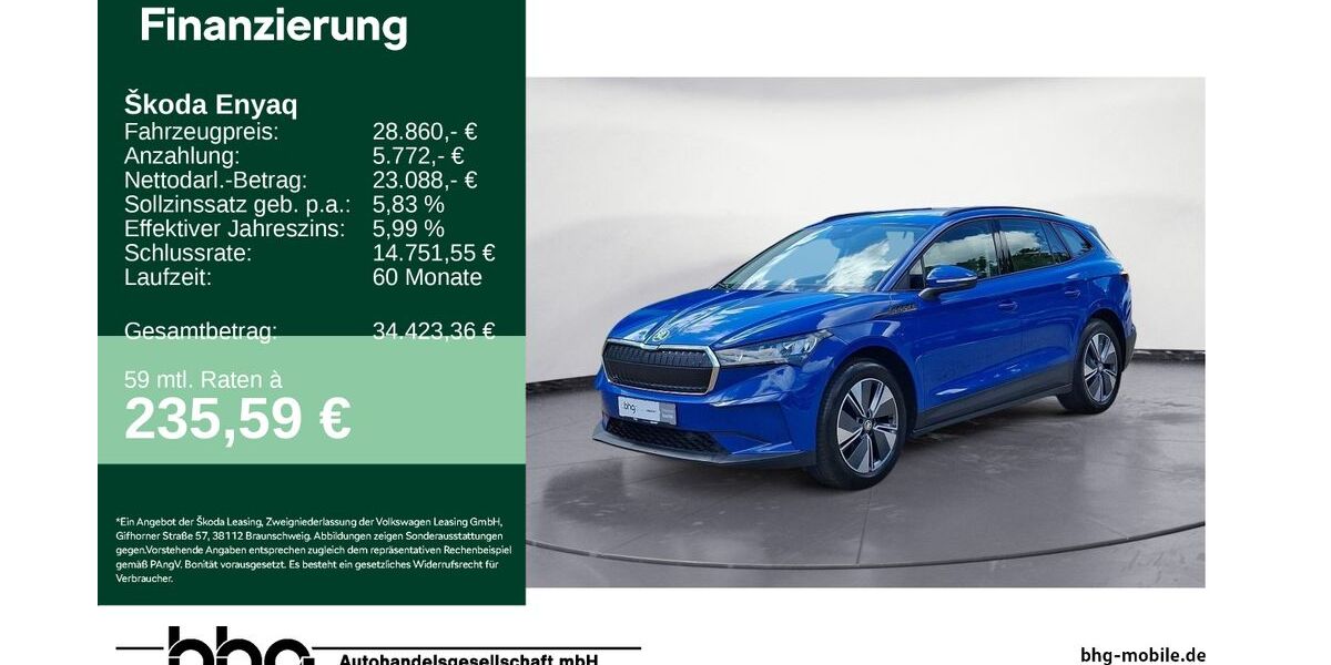 Skoda Enyaq 25.471 km 27.890 &euro; Freiburg 79115