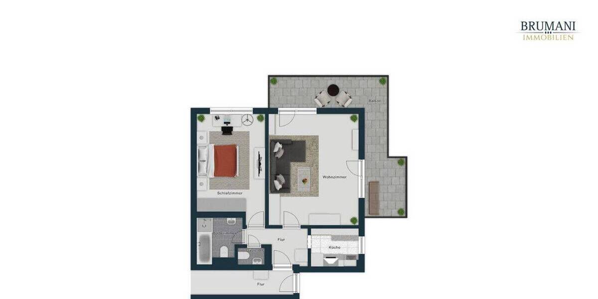 Etagenwohnung Breisach am Rhein Niederrimsingen - 2 Zimmer, 74 m&sup2;, 260.000&euro; | Angebot:26824976