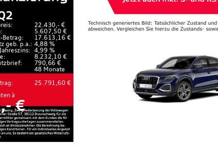 Audi Q2 40.367 km 22.430 € Freiburg 79115