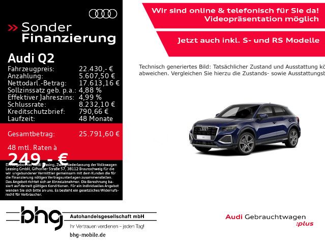 Audi Q2 40.367 km 22.430 € Freiburg 79115
