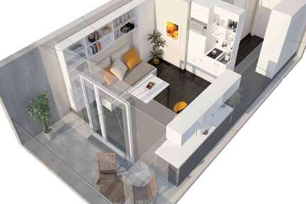 Wohnung Freiburg Brühl - 1 Zimmer, 27 m&sup2;, 175.000&euro; | Angebot:25984339