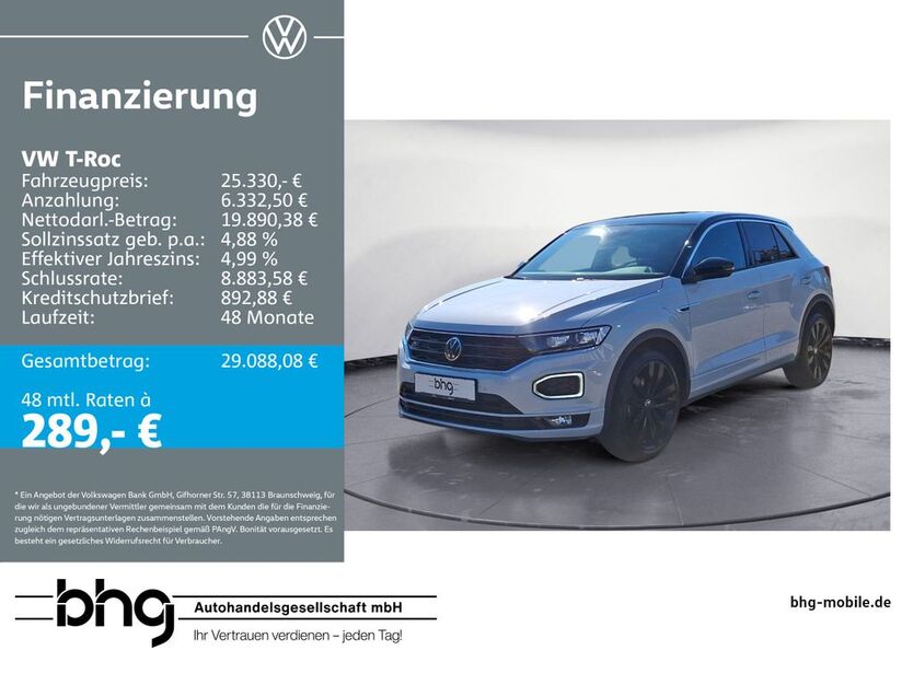 VW T-Roc 65.500 km 25.330 € Freiburg 79115