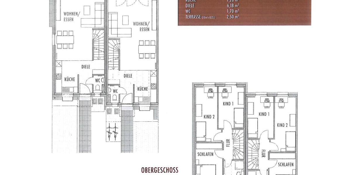 Reihenhaus Wyhl am Kaiserstuhl - 5 Zimmer, 124 m&sup2;, 1.700&euro; | Angebot:24176559